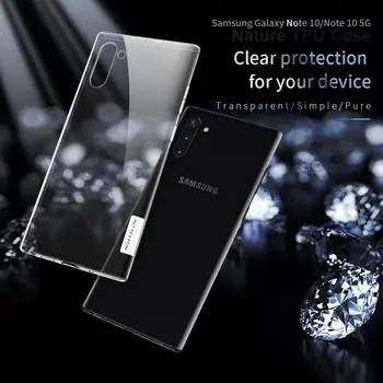 Tpu pouzdro Pro Samsung Galaxy Note 10 NILLKIN Nature jasné TPU, Ultra Tenké Pouzdro Pro Samsung Note 10 plus Měkké Zadní kryt případ