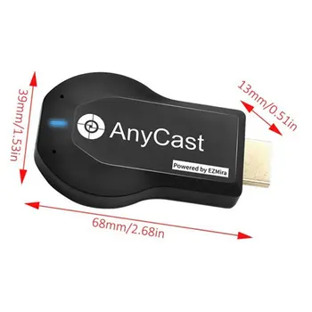TV Stick 1080P Bezdrátové WiFi Display TV Dongle Přijímač pro AnyCast M2 Plus pro Airplay 1080P HDMI TV Stick pro DLNA Miracast
