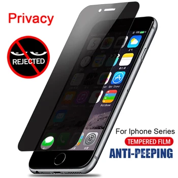 Tvrzené Sklo anti-Spy 9h Pro iPhone 5 6 S SE 7 8 Plus Magic Soukromí Screen Protector Pro iPhone X XR XS Max 11 11pro 11promax