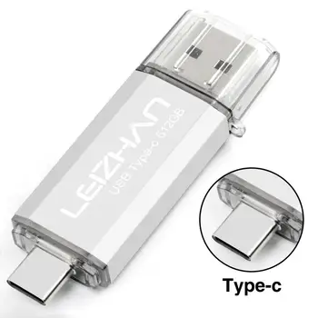 USB 3.0 USB C Flash Disk, Telefon stick 128 GB 64 GB 32 GB Typ-C Pendrive Smartphone Pen Drive Memory Stick 128 GB tipo c flashdrive