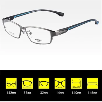 Vazrobe značkové brýle rámy muži titanové brýle muž plný ráfek, brýle na předpis ultralight krátkozrakost brýle