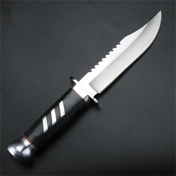 Venkovní krátký nůž, multifunkční nůž, vysoká tvrdost přežití nůž rovný nůž s Pevnou Čepelí Nůž pro Kempování Bushcraft Hu
