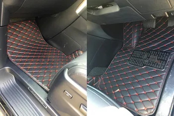 Vlastní kompletní set auto rohože + kufr mat pro pravostranné řízení Toyota Alphard 7 8 míst 2020-vodotěsné odolné koberce