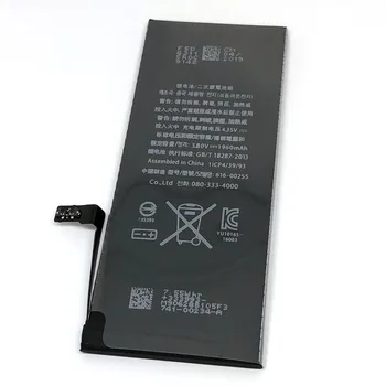 Vysokokapacitní baterie Pro apple iphone X XR XS Max 7 8 6 6S 5 5S 5C 4S SE 4 Plus mobilní telefon baterie nástroj nové 0 cyklus těsnění