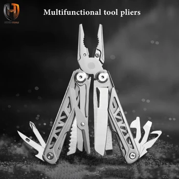 Víceúčelový kleště venkovní multi-funkční nůž kombinaci nářadí skládací nerezové oceli, nůž, kleště, camping nástroj