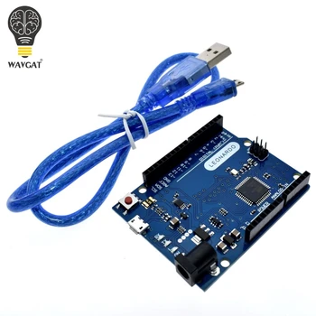 WAVGAT Leonardo R3 development board Deska + USB Kabel ATMEGA32U4 Projektu