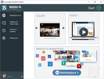 WebSite X5 Začít snadno a rychle vytvářet webové stránky, e-commerce nákupní vozíky, blogy, digitální fotoalba, a interaktivní