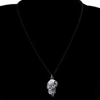 WEVENI Akryl Halloween Hrozné Lebka Náhrdelník s Přívěskem Řetěz Roztomilý Límec Šperky Pro Ženy, Přátelé, Dítě Kouzlo Dárky, Šperky