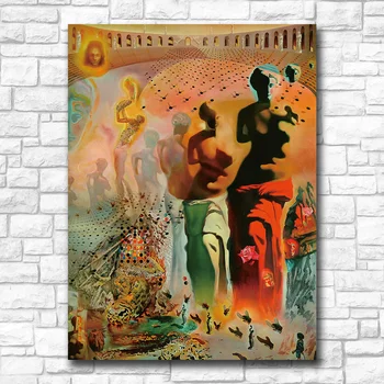 Wxkoil Umění Salvador Dalí Halucinogenní Toreador Malířské Plátno Pro Obývací Pokoj Domácí Dekor Olejomalba Na Plátno, Zeď, Malování
