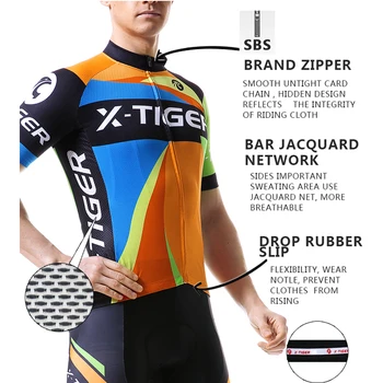 X-TIGER 2020 Pro Anti-Pot Cyklistické Oblečení Letní Polyester Cyklistické Oblečení, Sportovní oblečení, MTB Kolo, Cyklistické Oblečení Jersey