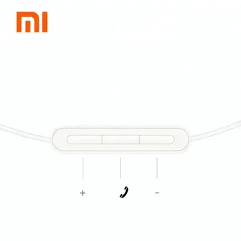 Xiaomi Mi Píst Vzduch Sluchátka s Mic Vzdálené Silikonové Sluchátko Pro Mobilní Telefony