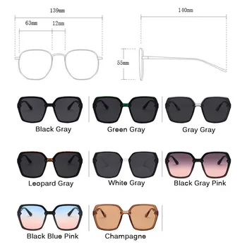 Yoovos Nadrozměrné Ženy, sluneční Brýle 2021 Značky Luxusní Vintage Osobnosti Muže/Ženy, Sluneční Brýle Klasické UV400 Venkovní Brýle