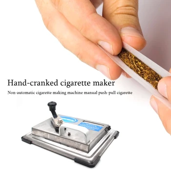 Z nerezové Oceli Cigaretu Maker Válec Ručně zalomené Tabáku Válcovací Stroje, Ruční Cigaret plnička Kouření DIY Nástroje