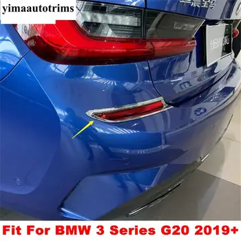 Zadní Ocas Mlhové Světla Lampy Dekorace Kryt Výbava ABS, Chromované Doplňky Exteriéru Refit Kit Fit Pro BMW 3 Série G20 2019 2020