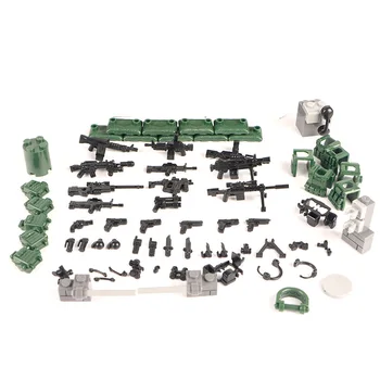 Zbraní Zbraň Pack Navy Stavební Bloky Pořádkové policie Swat Tým Voják Příslušenství Postava Série Hraček Armáda Simulace války