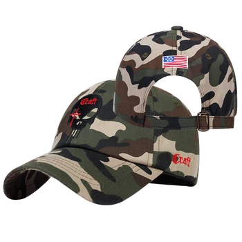 Značka Muži Ženy Running Cap Hat American SEAL Team Punisher Klobouk Upravena Snapback kšiltovka MC Barva