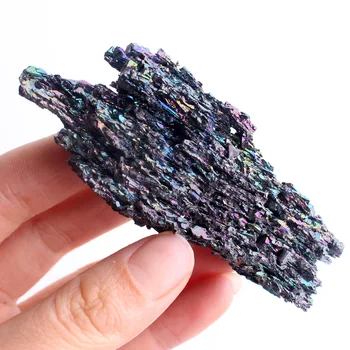 Úžasné! 1ks Rainbow Karborundum, Karbid Křemíku Minerální Krystal, Vzorek Léčení Reiki