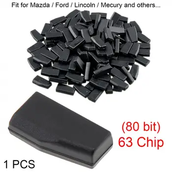 Černá Prázdné 4D63 80Bits Uhlíku Čip Auto Klíč Transpondéru Čip fit pro Mazda Ford Lincoln Mercury