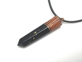 Černý Turmalín Orgonit Přívěsek(5 cm, 2
