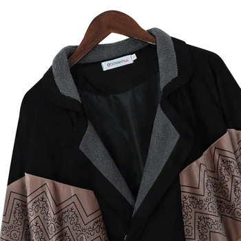 Ženy Bundy Kabáty Vintage Dlouhý Rukáv Bavlna Národní Styl 2020 Zimní Svrchní Oděv Volné Ženské Oblečení Streetwear Oblečení Topy