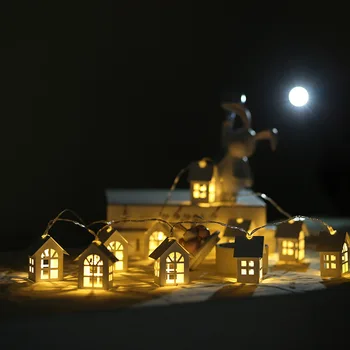 1,5 M 10ks LED Vánoční Strom, Dům, Styl Víla Světla Led String svatby natal Věnec Nový Rok, vánoční dekorace pro domov