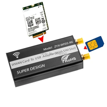 1 PC (M. 2) na USB Adaptéru Se SIM Kartou Slot pro WWAN/LTE/4G Modul NEWWholesale dropshipping