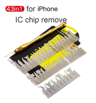 1 SADA Eruntop 43 v 1 BGA Čip základní Desky PCB Opravy nůž Zakřivené, Tenké Ostří pro iPhone CPU Odstranění