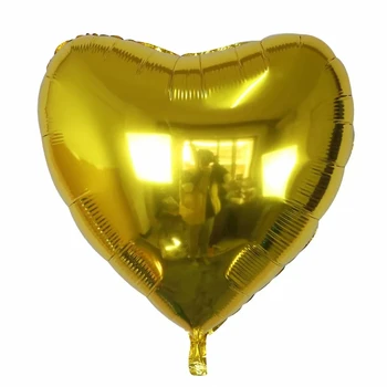 10/50ks 75cm Srdce Shap 30inch Fólie Balón, Svatby, narozeninové Party Dekorace červené zlato, stříbro, rose gold Velké srdce Tvaru balónu