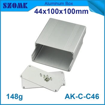 10 kusů szomk hliníkové venkovní tv box 44(H)x100(W)x100(L) mm laserový rytec hliníkové vlastní skříně