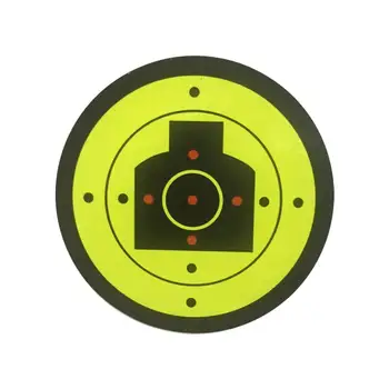 100ks Držet Stříkací Reaktivní Cíl Nálepka Samolepící, že Střílí Cíle Pro Fluorescenční Lovecké Zbraně Cílové Papíru, Průměr 7,5 cm