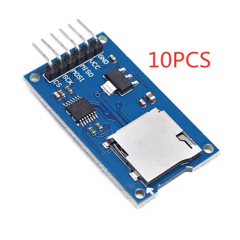 10PCS/lot Micro SD Rozšiřující Deska Micro SD TF Paměťové Karty Štít Modul SPI Pro Arduino Propagace