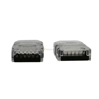 10pcs RGB+CCT LED Strip Konektor 6Pin 5050, 12mm PCB LED Pásky Světlo Konektor pro Pás na Pás Nebo Pás do regulátoru Použijte