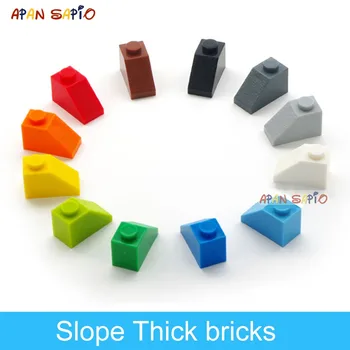 120pcs DIY Stavební Bloky, Silné Postavy Cihly Svahu 12Colors Vzdělávací Kreativní Velikost Kompatibilní S lego Hračky pro Děti