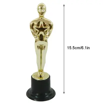 12ks Oscar Sošku Formy Odměnu Vítězové Nádherné Trofeje v Obřadech a Festivitie Dort Dekorace Nástroje