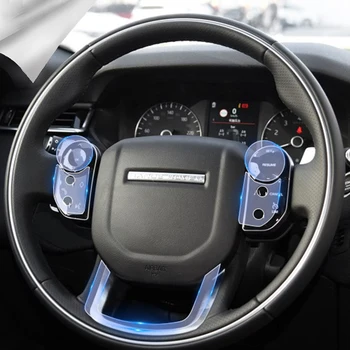 17pcs Auto-Styling Transparentní Ochranný Film Ústřední Kontrolní Film Auto Příslušenství Pro Range Rover Velar 2019