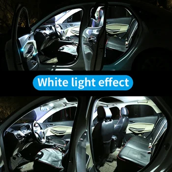 17x Canbus Bílé Světlo LED Žárovky Interiéru Sada Pro Období 2007-Cadillac Escalade Mapa Odkládací Schránka Kufru Cargo Licence Lampa 12V Auto Lig