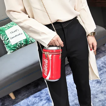 2020 Cola plechovky Pro ženy, tašky přes rameno New pro ženy, módní osobnosti Síť Crossbody taška pro dívky mini večerní kabelky sac