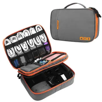 2020 Digitální Stoage Taška Mobile Power Headset U Disk Datový Kabel Úložný Vak Multi-funkční Cestovní Kabel USB Gadget Bag Organizátor
