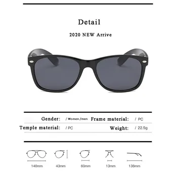 2020 Módní Unisex Muži Polarizované sluneční Brýle kvalitní plastový rám řidičské brýle Oculos De Sol Ženy, sluneční Brýle