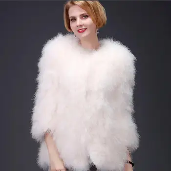 2020new kůže trávy turecko vlasy tkané jednobarevné módní slim light dámy kožich kabát street style vznešená dáma