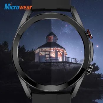 2021 Nové Microwear L19 Chytré Hodinky Bluetooth Volání Vodotěsný EKG, Krevní Tlak, Srdeční Frekvence Fitness Tracker Smartwatch L15 L16