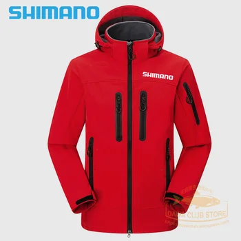 2021 SHIMANO Rybářské Oblečení Nepromokavé DAWA Rybářská Mikina s kapucí Rybářské Kalhoty Zimní Teplé Větrolam Muži SHIMANO Rybářská Bunda
