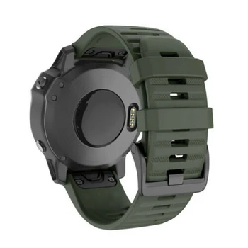 26 22 MM rychloupínací Easy Fit Silikonové Watchband Řemínek pro Garmin Fenix 6X 6S 6 5 X 5 5 x Plus 3 3HOD S60 Předchůdce 945 Náramek