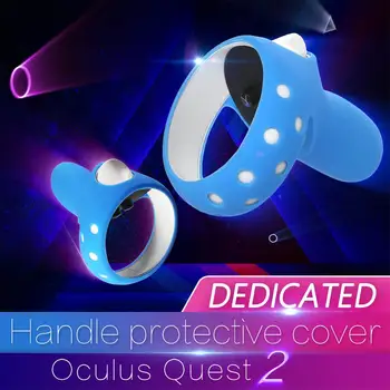 2KS Plný Ochranné Pouzdro pro Oculus Quest 2 VR Případě Dotykový Regulátor kožního Krytu Rukojeti Shell Grip Koleno Popruh Příslušenství