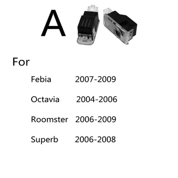 2ks Pro Škoda Octavia A5 Superb starý Febia Roomster 2005-2008 2013 Auto LED Dveře Logo Laser Projektor Ghost Stín Vítejte Světlo