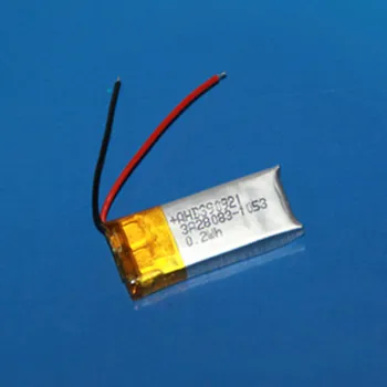 3.7 V lithium polymer polymer Bluetooth headset 390921 univerzální dobíjecí 360821 micro 50mAh balíček post Dobíjecí Li-ion