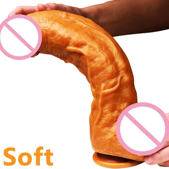 32*7cm Realistický Penis, Sex Nástroje Pro Samice Čerpání Velké Dildo Sexuální Hračky Pro Ženy, umělý Penis S přísavkou Dospělý Sex Produktů