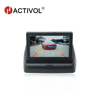 4.3 palcový TFT LCD Parkoviště Monitor Pro Auto Zadní Pohled Záložní Fotoaparát Monitor 480*272 16:9 Obrazovky 2 Way Video Vstup Auto Video