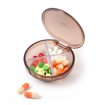 4grid/6gird Pill Box Medicíny Skladování Pastillero Drogy Případě Protable Pilulku Organizátor Tablet Krabička Případě Kontejner Drog Dělič