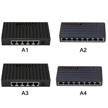 5/8 Port Gigabit Switch RJ45 Ethernet Switch 10/100Mbps Lan Přepínač Hub